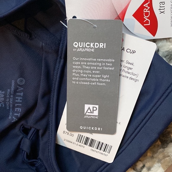 Athleta High Neck Bra Cup Bra‎ Tankini - Picture 7 of 10